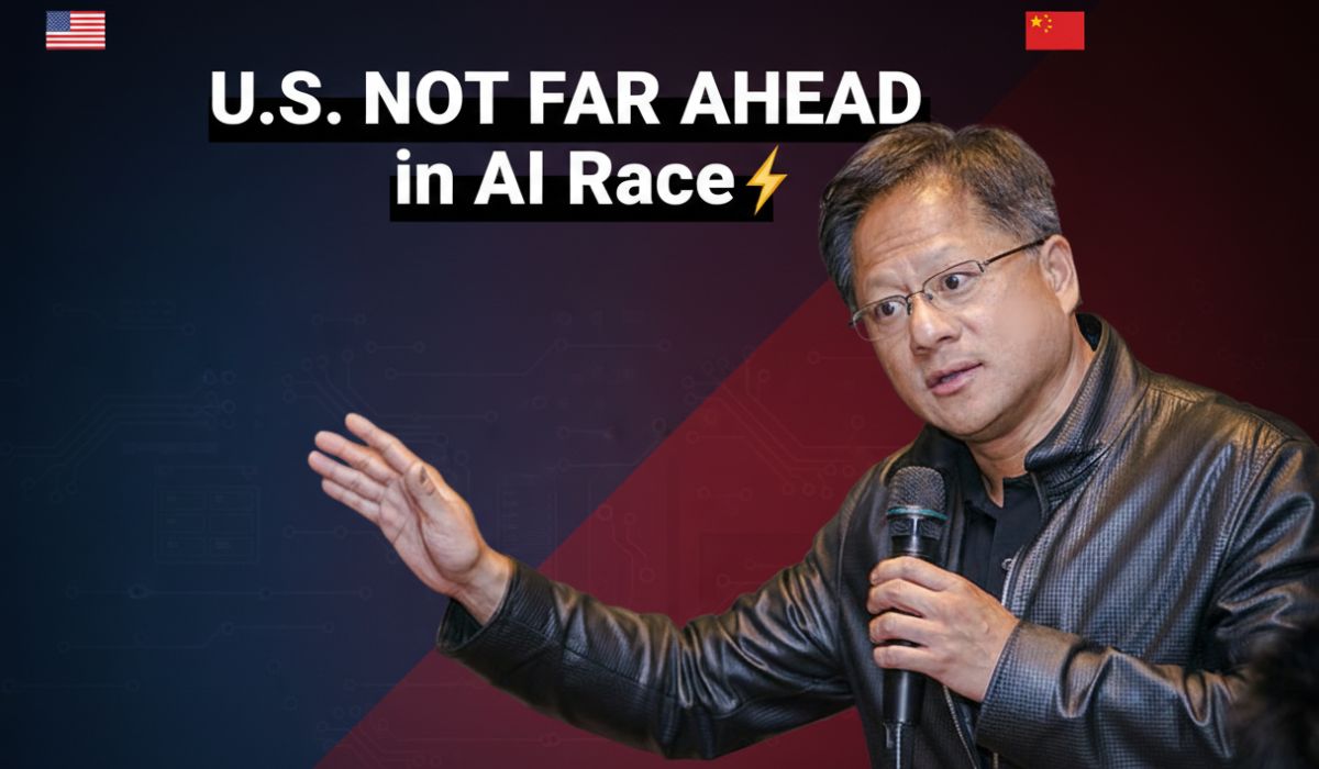 Nvidia CEO Jensen Huang discusses US-China AI competition revealing America's surprising vulnerabilities in artificial intelligence race